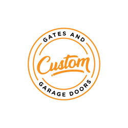 a logo for a garage door