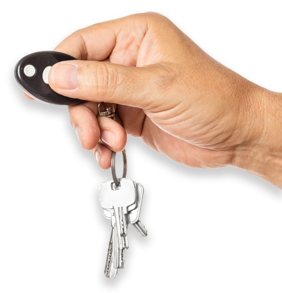 a hand holding a set of keys