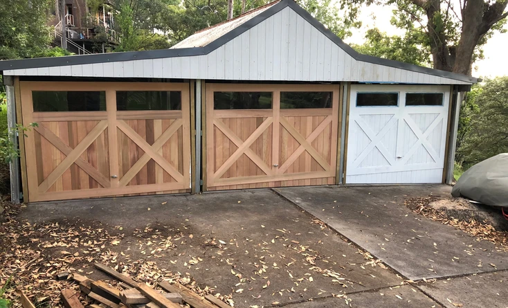 Barn with Custom Garage Doors Central Coast 3