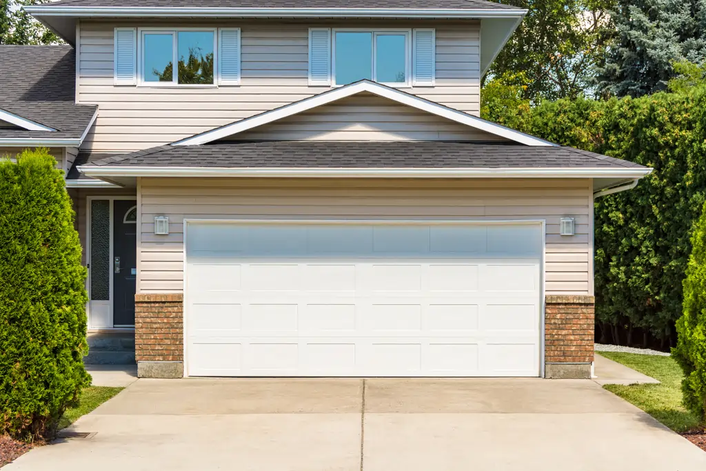 White Residential Garage Door